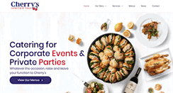 Desktop Screenshot of cherryscatering.com.au