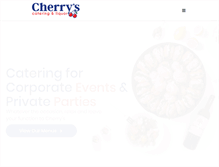 Tablet Screenshot of cherryscatering.com.au